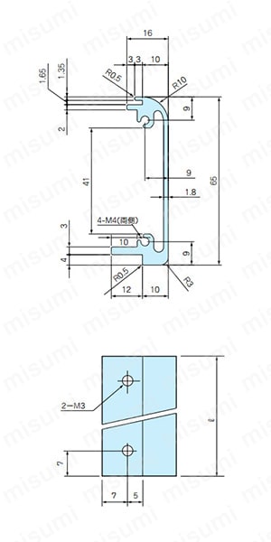 CH7-□-17フレームの構成部品図