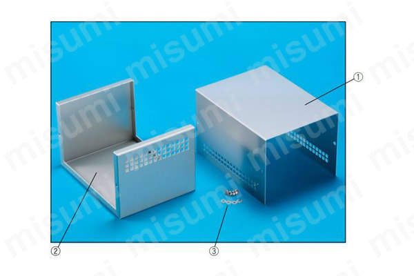 MBH21-16-26 | MBH型放熱穴付アルミケース | タカチ電機工業 | MISUMI