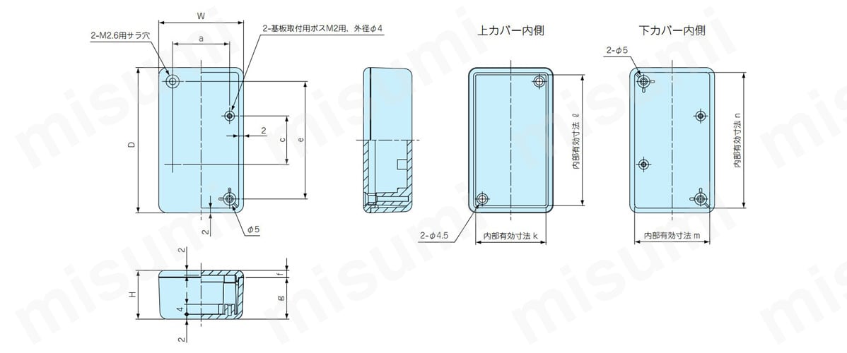 TW7-4-11B | TW汎用型プラスチックケース | タカチ電機工業
