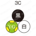 ケーブルトレイ、レースウェイ配線用、電気機器電源用コード STO（A）／TC 線芯識別05