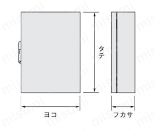 穴加工対応】CL形ボックス（防水・防塵構造） | 日東工業 | MISUMI(ミスミ)
