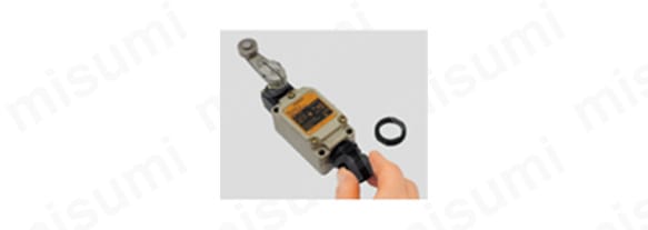 リミットスイッチなどのタップ加工穴への取付方法。