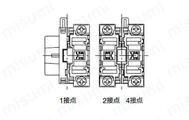 大形φ40（直径40mm）の外形寸法図1
