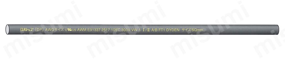 ロボトップDP/ULシリーズ 300V/UL2517 AWG22／AWG20 表面表示例