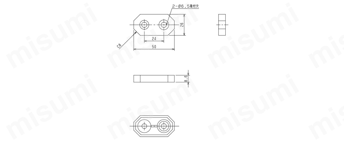 ファッションの PBC-K | PBC-K 取付金具 | 日東工業 | MISUMI(ミスミ) タイムセール