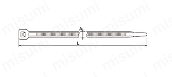 T18R-HS | インシュロック MSタイ（66ナイロン） 耐熱グレード