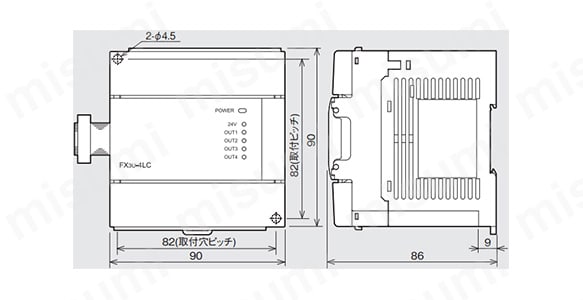 FX3U-4AD-TC-ADP | MELSEC-Fシリーズ 温度センサ用アナログ入力