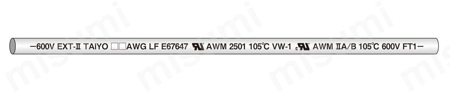 電子機器ロボット用ケーブル 600V EXT-TypeII-SB／2501 LF | 太陽