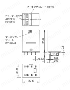 RU2S-D24 | RUシリーズユニバーサルリレー | ＩＤＥＣ | MISUMI(ミスミ)