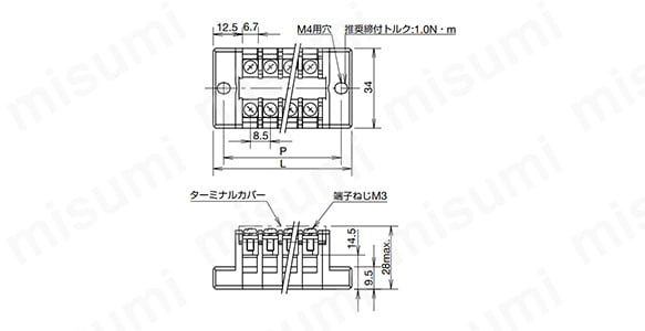 BTBシリーズ 固定端子台:関連画像
