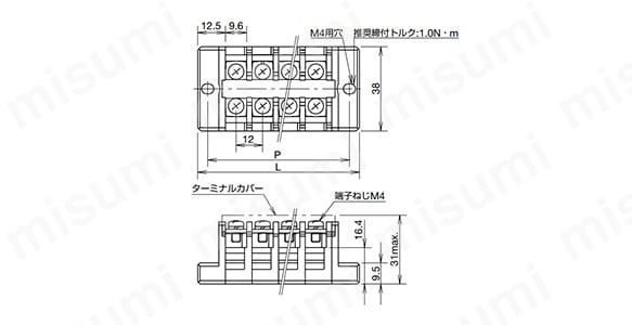 BTBシリーズ 固定端子台:関連画像