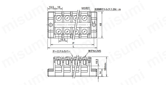 BTBシリーズ 固定端子台:関連画像