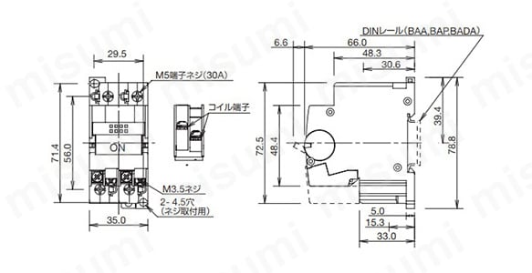 NC1V形サーキットプロテクタ | ＩＤＥＣ | MISUMI(ミスミ)