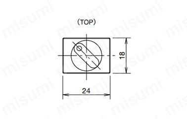 φ16 A6シリーズセレクタスイッチ 長角形:関連画像