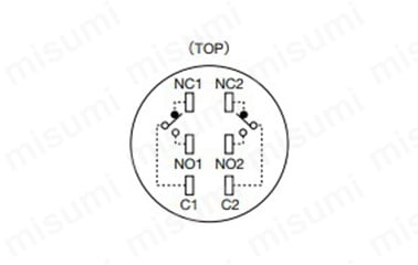 φ16 A6シリーズセレクタスイッチ 長角形:関連画像