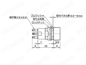 A6シリーズ 小形 表示灯:関連画像