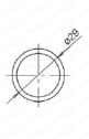 φ22 HWシリーズパイロットライト 〔大形(ドーム形)を除く〕DC110V用突形/平形外形図