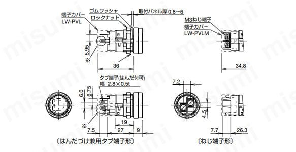 LWシリーズパイロットライト:関連画像