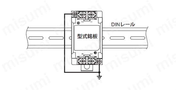 DIN レール取付時の注意
