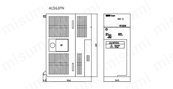 電源ユニット A1S61PN・A1S63P | 三菱電機 | MISUMI(ミスミ)