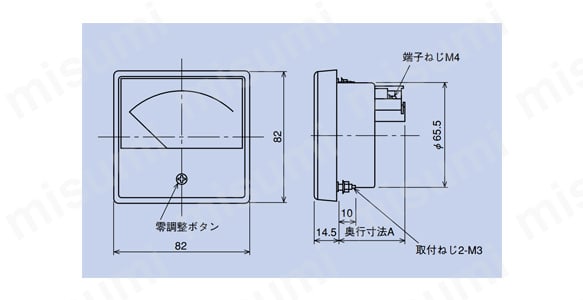YS-8NAVシリーズ 交流電圧計（機械式指示計器） | 三菱電機