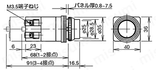 φ30シリーズ コントロールユニット（照光押ボタンスイッチ/押ボタンスイッチ）:関連画像