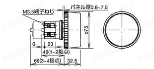 φ30シリーズ コントロールユニット（照光押ボタンスイッチ/押ボタンスイッチ）:関連画像