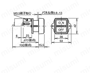 φ30シリーズ コントロールユニット（照光押ボタンスイッチ/押ボタンスイッチ）:関連画像