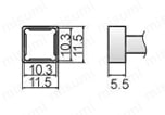 T12シリーズこて先 外形図37