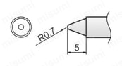 T12シリーズこて先 外形図4