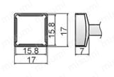 T12シリーズこて先 外形図43