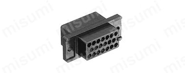 MRP 34-38T SGC05 ブラックガイド MRPシリーズ パネル用圧着タイプハウジング | 本多通信工業