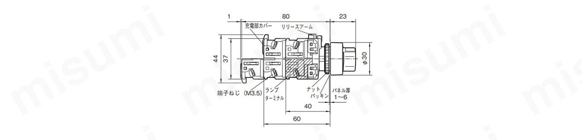 φ22 セレクタスイッチ AR22形:関連画像