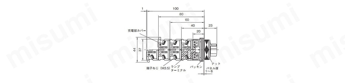 φ30 セレクタスイッチ AR30形:関連画像
