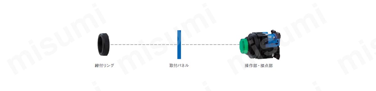 φ30 コマンドスイッチ DR30 表示灯:関連画像