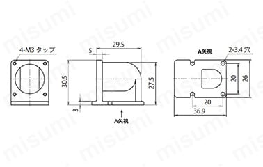  NJC-16用Lザ（座）の寸法図