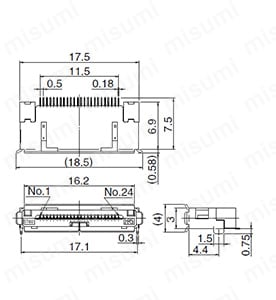 ST60-24P(30)レセプタクル/24極