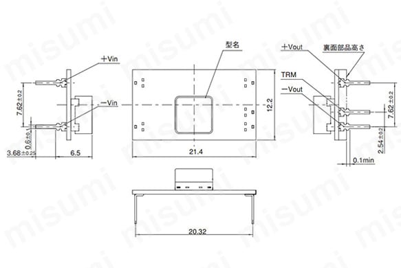 SUS1R5モデル 1.5W単出力:関連画像