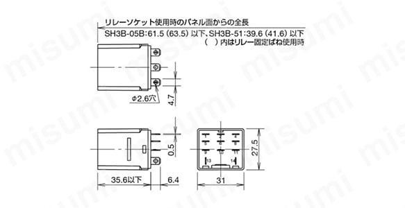 RH4B-ULDC110 | RH形パワーリレー | ＩＤＥＣ | MISUMI(ミスミ)