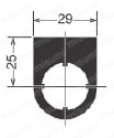 φ22 TWシリーズ 銘板【1～10個入り】 NWAL形外形図