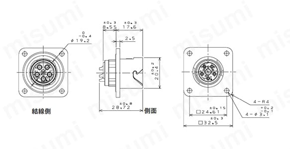 寸法図（JN2AW05FH1/JN2AW05MH1）