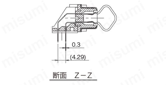 57LE-40□□0-7700-FAの寸法図4
