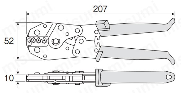 P-743 | 圧着工具 P-743 | ホーザン | ミスミ | 367-8326