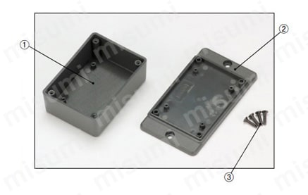 TWF5-4-7D | TWF型フランジ足付難燃性プラスチックケース | タカチ電機 