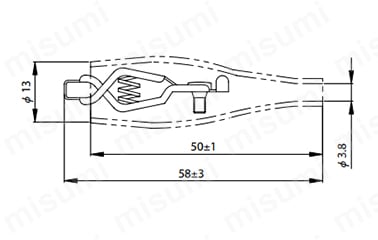 C-501Sの寸法図