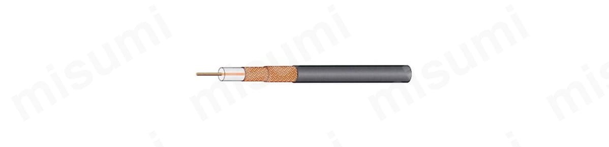 充実タイプ同軸ケーブル 多重編組型充実タイプ:関連画像