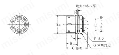 PRC04 BHレセプタクル図面