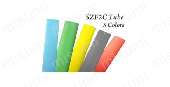 SZF2C-10.0GY | SZF2チューブカラー（灰） 熱収縮チューブ（１m