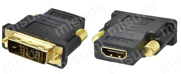 HDMI-DVI変換アダプタ（HDMIメス-DVI18ピンオス） | アクロス | MISUMI(ミスミ)