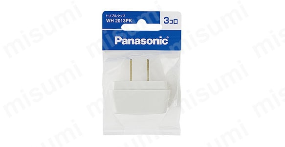 パナソニック トリプルタップ1500 B/P WH2013BP tf8su2k 概要 トリプルタップ WH2013BP | 配線器具 | Panasonic